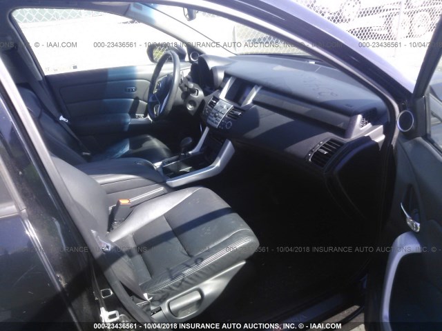 5J8TB18248A002988 - 2008 ACURA RDX BLACK photo 5