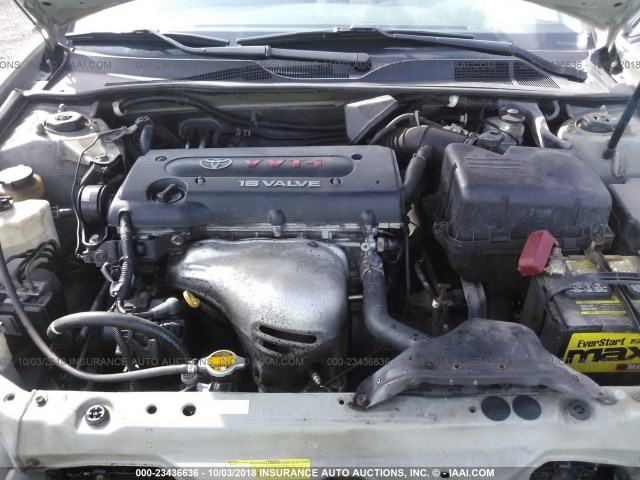 4T1BE32K54U286741 - 2004 TOYOTA CAMRY LE/XLE/SE Күміс фото 10