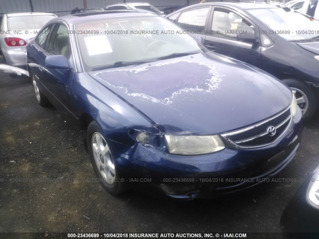 2T1CF22P11C455982 - 2001 TOYOTA CAMRY SOLARA SE/SLE მუქი ლურჯი ფოტო 6