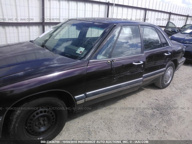 1G4HR52L0RH506922 - 1994 BUICK LESABRE LIMITED BURGUNDY photo 6