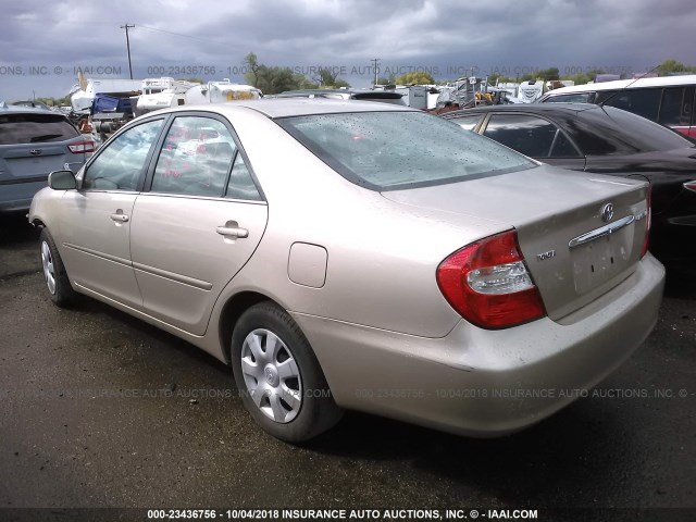 4T1BE32KX4U346464 - 2004 TOYOTA CAMRY LE/XLE/SE TAN photo 3
