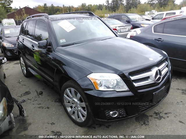 WDCGG8HB2AF369319 - 2010 MERCEDES-BENZ GLK 350 4MATIC BLACK photo 1