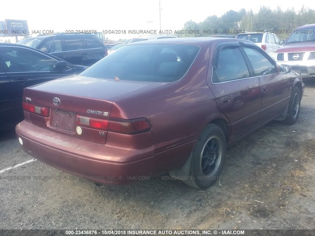 JT2BF22K3X0215361 - 1999 TOYOTA CAMRY LE/XLE RED photo 4
