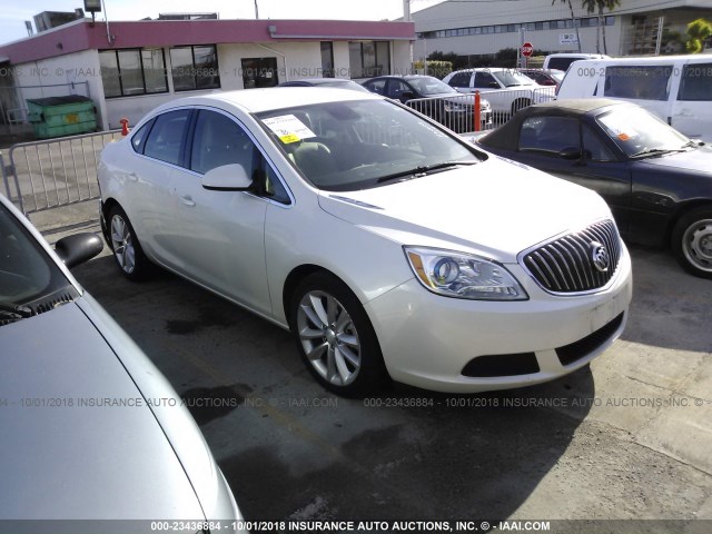 1G4PP5SKXF4110203 - 2015 BUICK VERANO WHITE photo 1