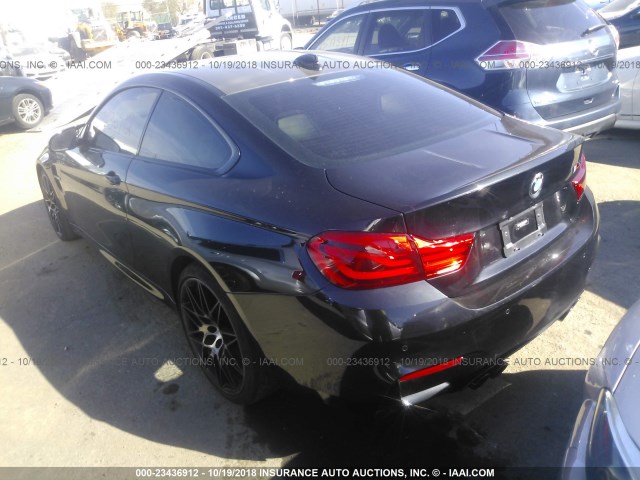 WBS4Y9C59JAA85627 - 2018 BMW M4 BLACK photo 3