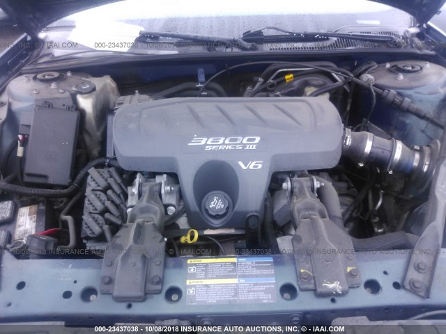 2G2WP522X51248497 - 2005 PONTIAC GRAND PRIX ლურჯი ფოტო 10
