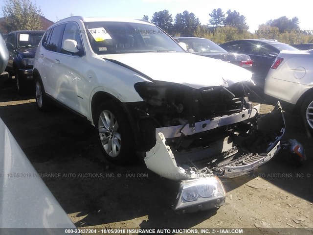 5UXWX5C5XBLW14287 - 2011 BMW X3 XDRIVE28I WHITE photo 1