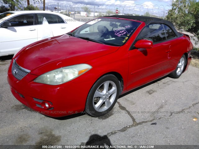 4T1FA38P47U120196 - 2007 TOYOTA CAMRY SOLARA SE/SLE წითელი ფოტო 2