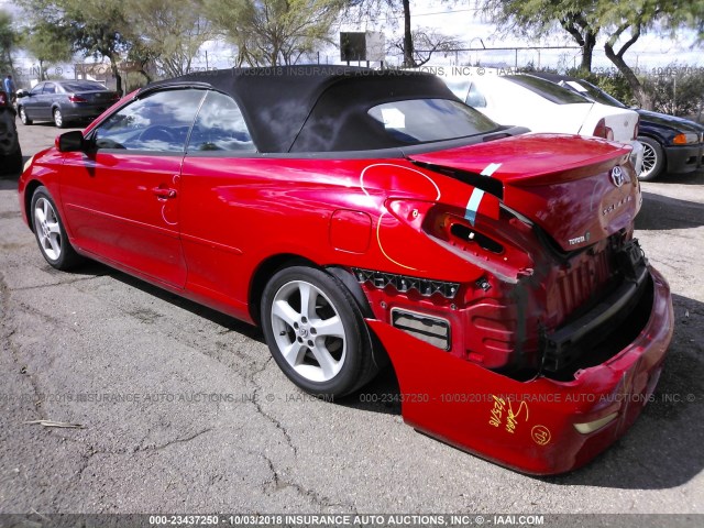 4T1FA38P47U120196 - 2007 TOYOTA CAMRY SOLARA SE/SLE წითელი ფოტო 3