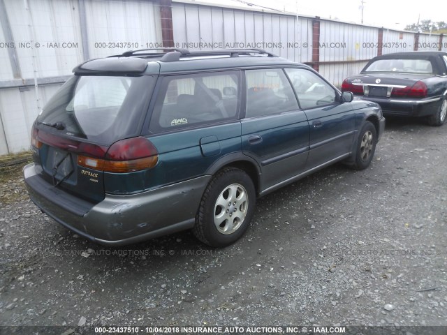 4S3BG6857X6628068 - 1999 SUBARU LEGACY OUTBACK/SSV/LIMITED/30TH GREEN photo 4