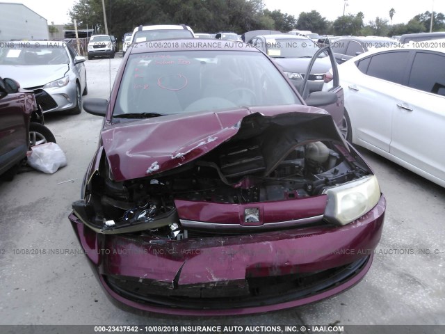 1G8AJ52F74Z183716 - 2004 SATURN ION LEVEL 2 红色 照片 6