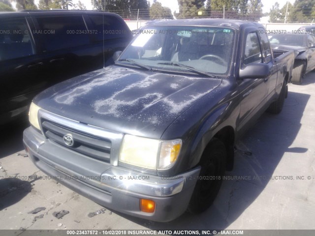 5TEVL52N9YZ705734 - 2000 TOYOTA TACOMA XTRACAB BLACK photo 2