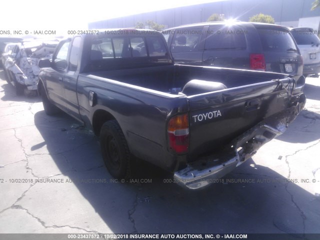 5TEVL52N9YZ705734 - 2000 TOYOTA TACOMA XTRACAB BLACK photo 3