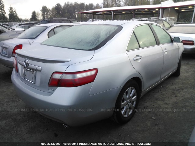 4T1BK46K07U510026 - 2007 TOYOTA CAMRY NEW GENERAT LE/XLE/SE SILVER photo 4