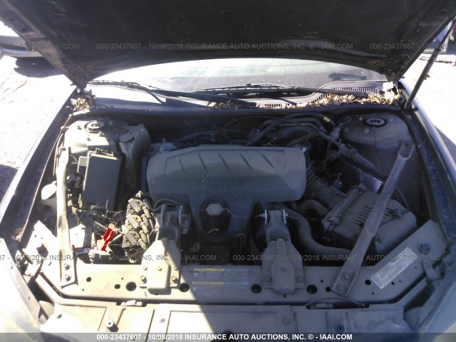 2G2WP552961277289 - 2006 PONTIAC GRAND PRIX BLACK photo 10