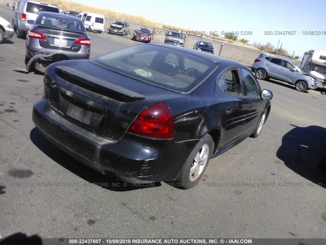 2G2WP552961277289 - 2006 PONTIAC GRAND PRIX BLACK photo 4