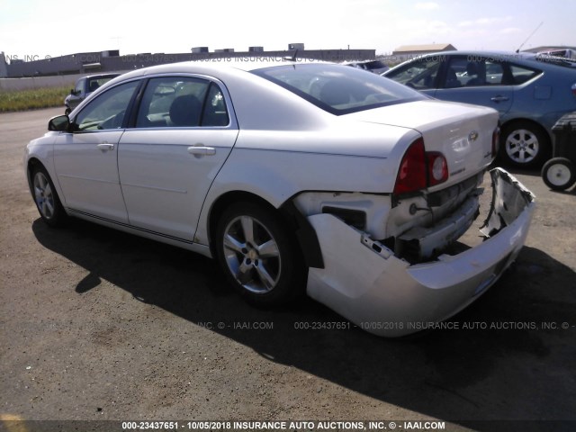 1G1ZC5E15BF279256 - 2011 CHEVROLET MALIBU 1LT WHITE photo 3