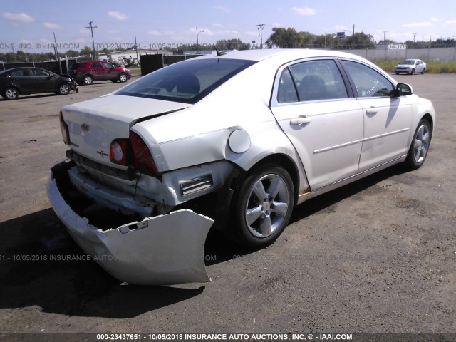 1G1ZC5E15BF279256 - 2011 CHEVROLET MALIBU 1LT WHITE photo 4