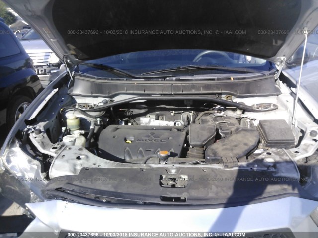 JA4AS2AW4AZ003990 - 2010 MITSUBISHI OUTLANDER ES 灰色 照片 10