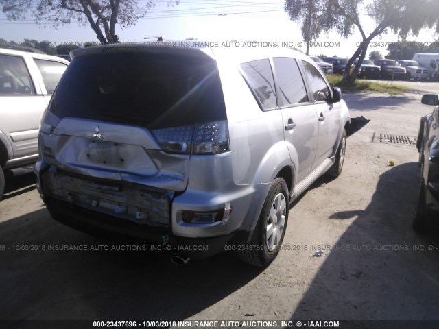 JA4AS2AW4AZ003990 - 2010 MITSUBISHI OUTLANDER ES 灰色 照片 4