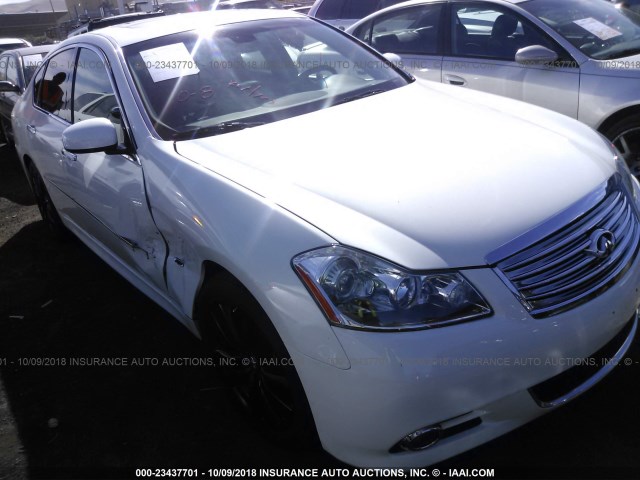 JNKBY01EX8M500715 - 2008 INFINITI M45 SPORT WHITE photo 1