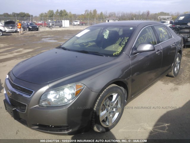 1G1ZA5EK6A4117810 - 2010 CHEVROLET MALIBU LS ნაცრისფერი ფოტო 2