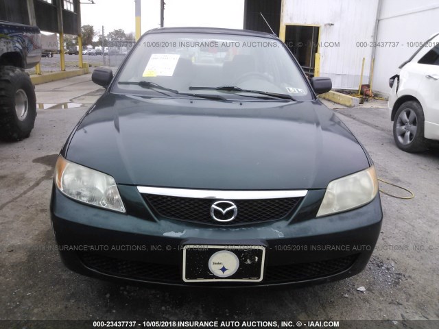 JM1BJ222210478146 - 2001 MAZDA PROTEGE DX/LX GREEN photo 6