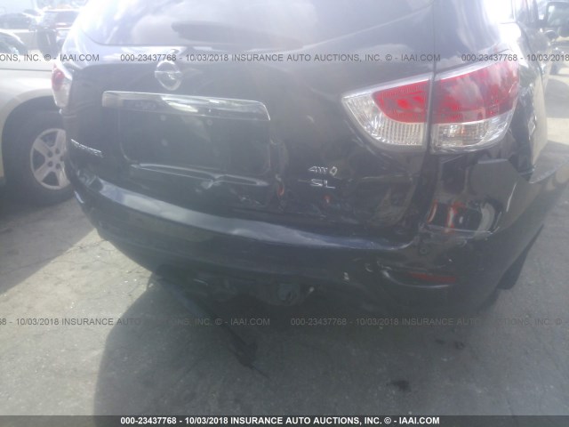 5N1AR2MM2EC668385 - 2014 NISSAN PATHFINDER S/SV/SL/PLATINUM BLACK photo 6