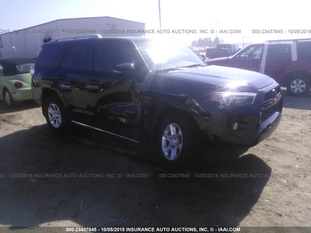 JTEBU5JR9J5501198 - 2018 TOYOTA 4RUNNER SR5 PREM/LTDL/TRAIL/TRD BLACK photo 1