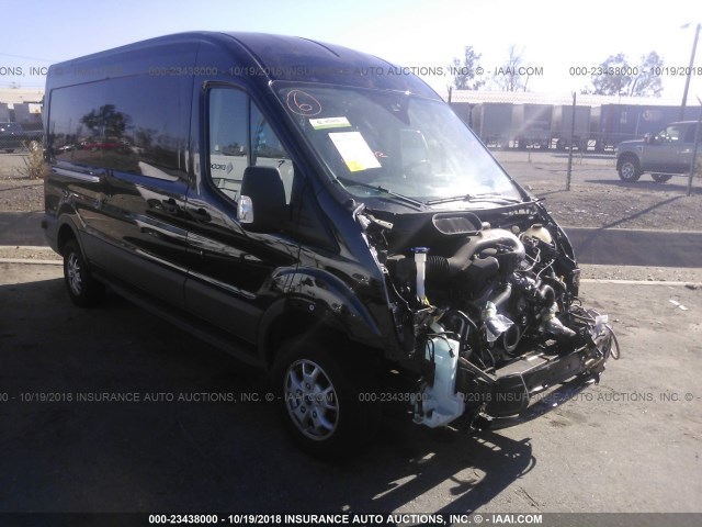 1FTYR2CM3GKB56860 - 2016 FORD TRANSIT T-250 BLACK photo 1