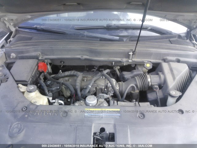 5GZER23D09J100546 - 2009 SATURN OUTLOOK XR ვერცხლისფერი ფოტო 10