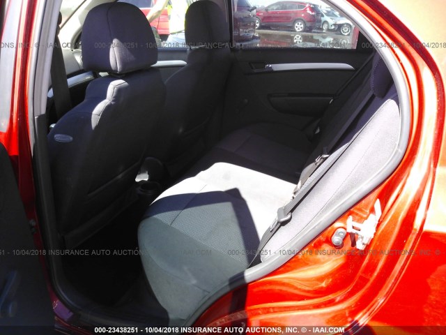 KL1TD5DE1AB118673 - 2010 CHEVROLET AVEO LS/LT წითელი ფოტო 8