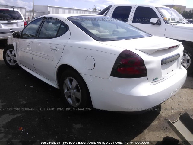 2G2WP552661282756 - 2006 PONTIAC GRAND PRIX თეთრი ფოტო 3