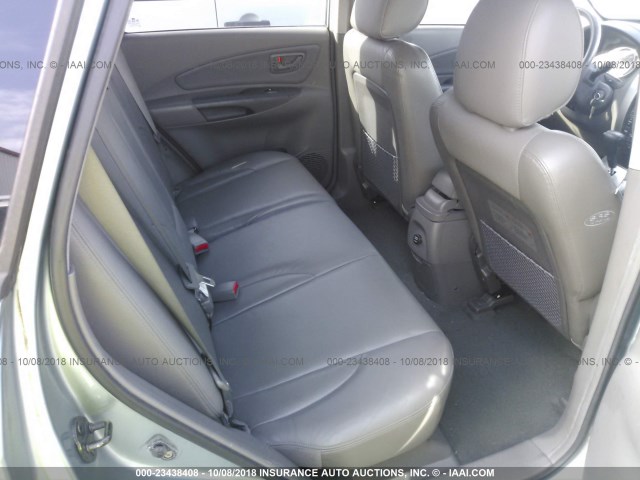 KM8JN72D36U293209 - 2006 HYUNDAI TUCSON Light Blue photo 8