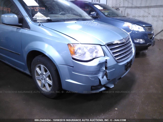 2A4RR5D19AR278247 - 2010 CHRYSLER TOWN & COUNTRY TOURING TURQUOISE photo 6