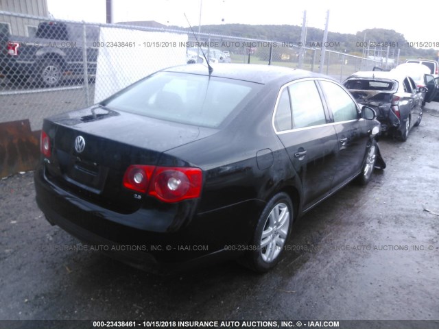 3VWEG71K17M129041 - 2007 VOLKSWAGEN JETTA WOLFSBURG 黑色 照片 4