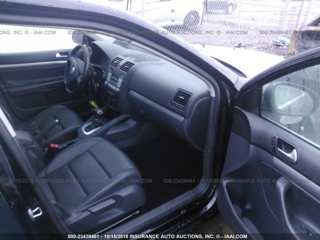 3VWEG71K17M129041 - 2007 VOLKSWAGEN JETTA WOLFSBURG 黑色 照片 5