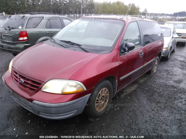 2FMDA5142XBA79026 - 1999 FORD WINDSTAR LX MAROON photo 2