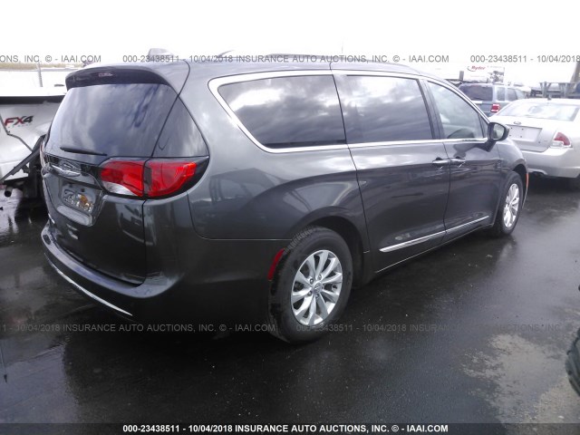 2C4RC1BG3JR102205 - 2018 CHRYSLER PACIFICA TOURING L GRAY photo 4