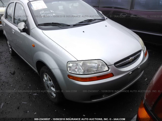 KL1TJ52684B261743 - 2004 CHEVROLET AVEO LS SILVER photo 6