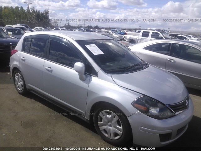 3N1BC1CP6BL425195 - 2011 NISSAN VERSA S/SL GRAY photo 1