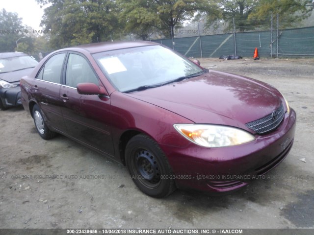 4T1BE32KX3U260084 - 2003 TOYOTA CAMRY LE/XLE/SE Bordo foto 1