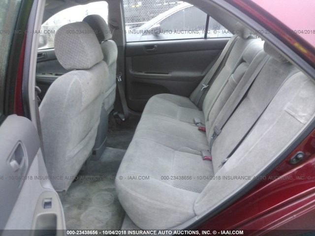 4T1BE32KX3U260084 - 2003 TOYOTA CAMRY LE/XLE/SE Bordo foto 8
