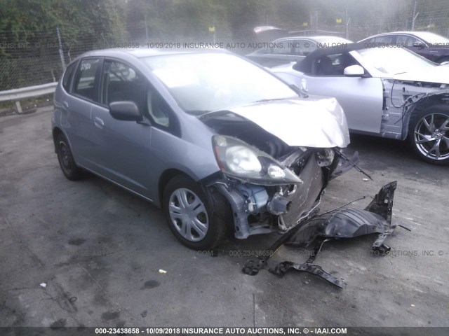 JHMGE8H28AC001139 - 2010 HONDA FIT SILVER photo 1