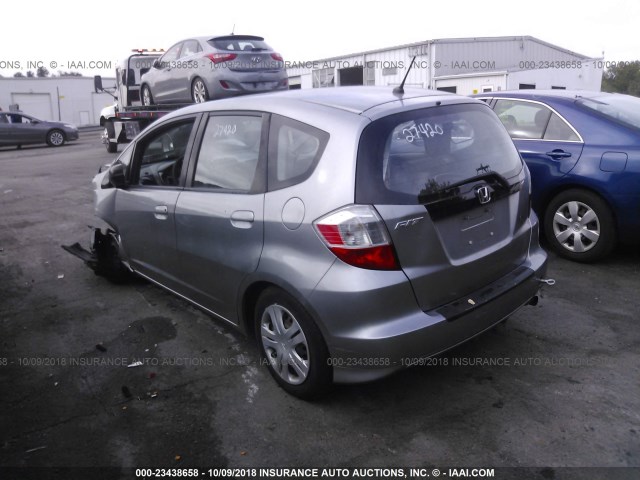 JHMGE8H28AC001139 - 2010 HONDA FIT SILVER photo 3