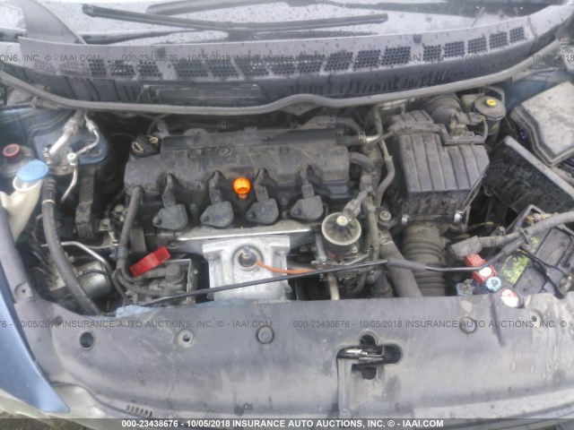 19XFA16919E008387 - 2009 HONDA CIVIC EXL ლურჯი ფოტო 10