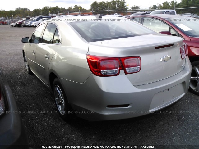 1G11B5SA7DF210690 - 2013 CHEVROLET MALIBU LS ოქროსფერი ფოტო 3