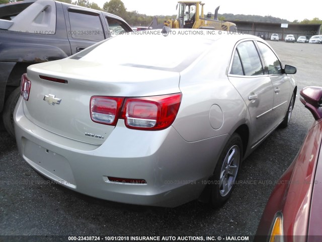 1G11B5SA7DF210690 - 2013 CHEVROLET MALIBU LS ოქროსფერი ფოტო 4
