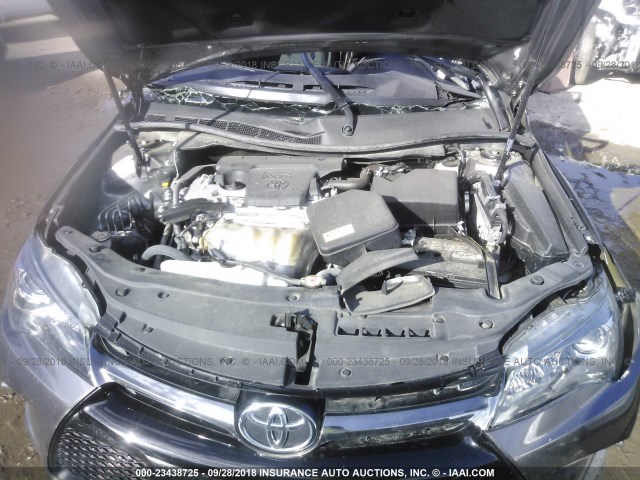 4T1BF1FK4HU406854 - 2017 TOYOTA CAMRY LE/XLE/SE/XSE GRAY photo 10