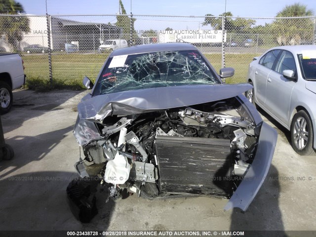 2C3CDXHG0HH659896 - 2017 DODGE CHARGER SXT SILVER photo 6